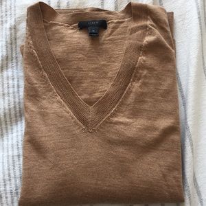 Tan jcrew sweater